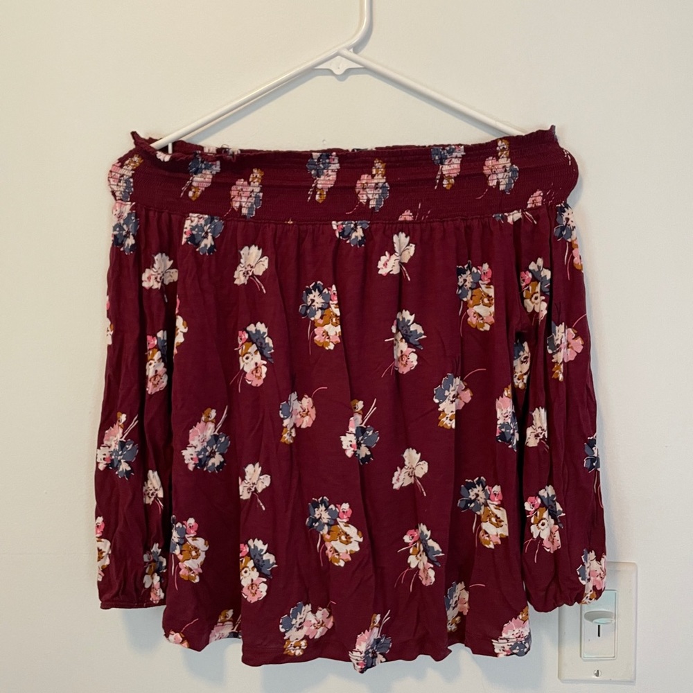 Off the shoulder Old Navy long sleeve.